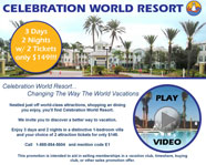 Celebration World Resort Email Blast